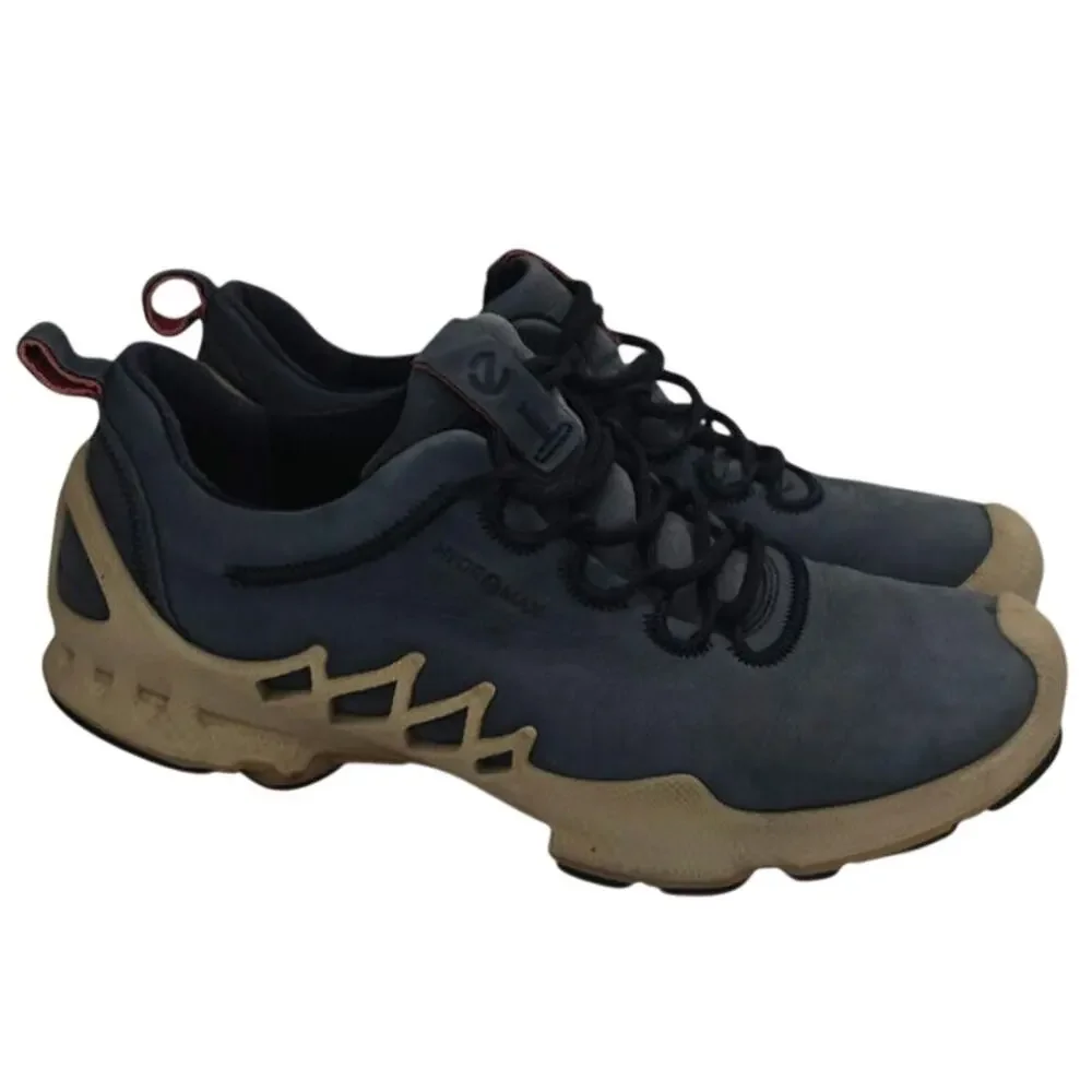 Ecco Blue leather sneakers sz 39/ 8.5